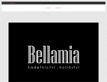 Tablet Screenshot of bellamia.cz